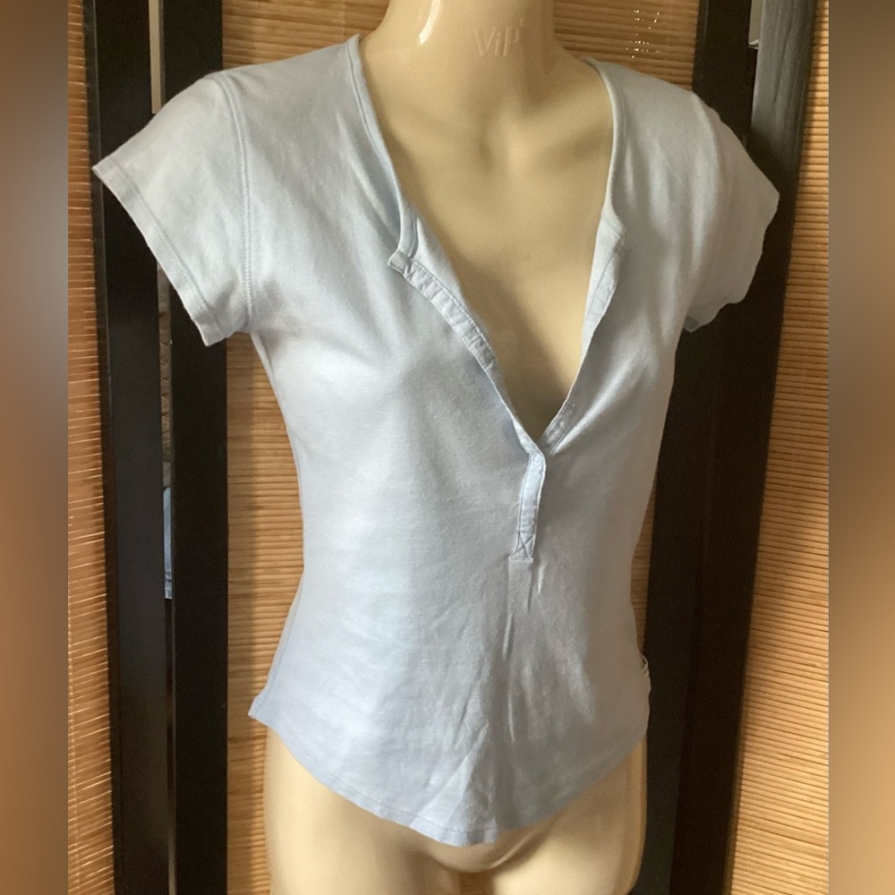 Vintage Y2K Abercrombie & Fitch Top Sz S EUC cap sleeve cropped